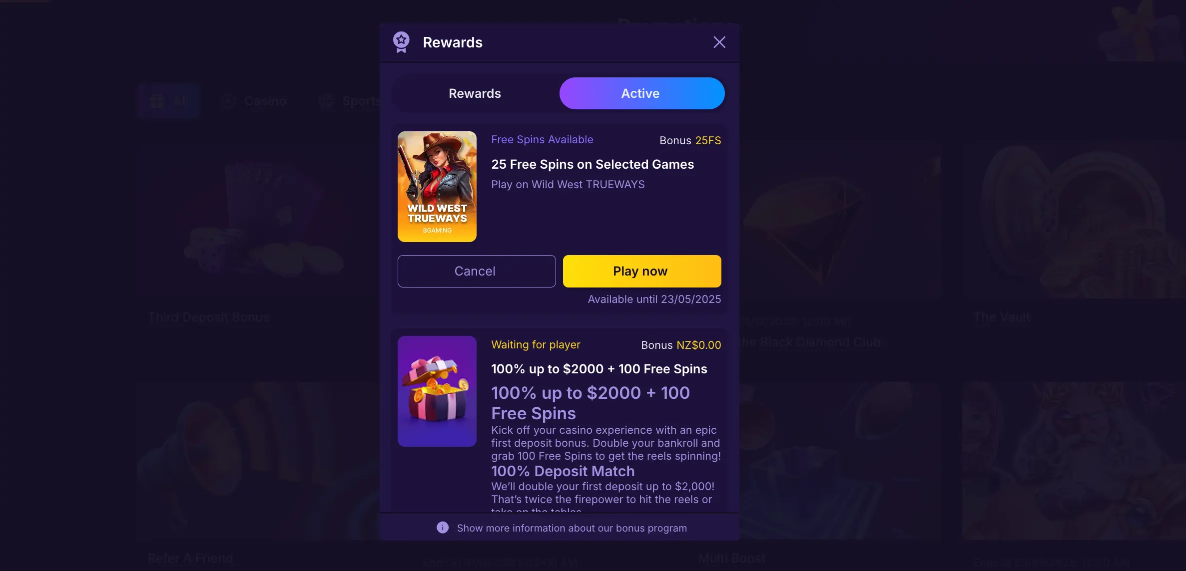 spinbet promo codes