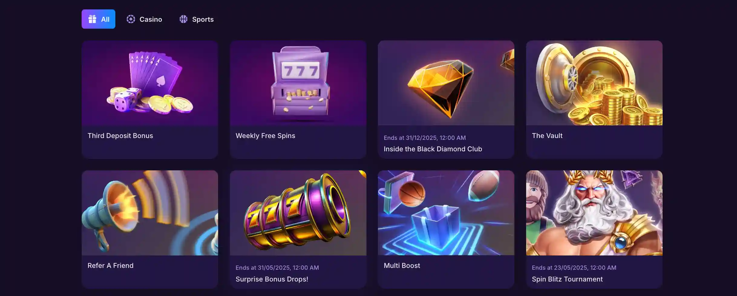 spinbet welcome bonus